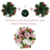 flower kissing ball wedding